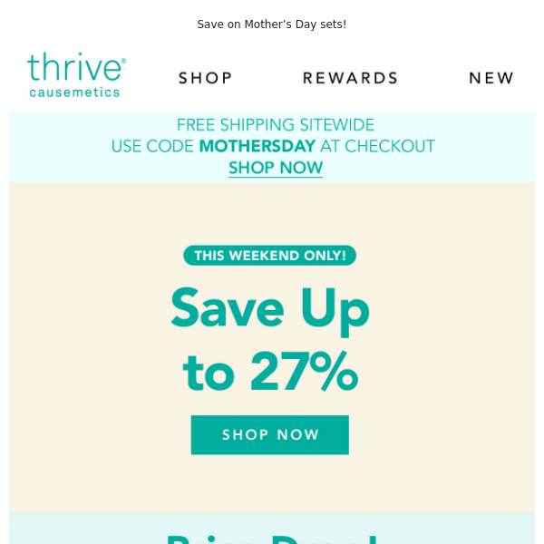 Price Drop! 27% Off + Free Shipping - Thrive Causemetics