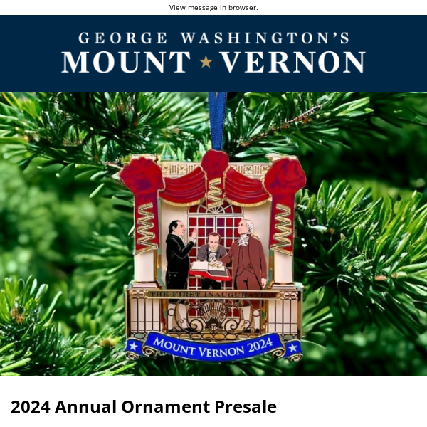 2024 Annual Ornament Presale
