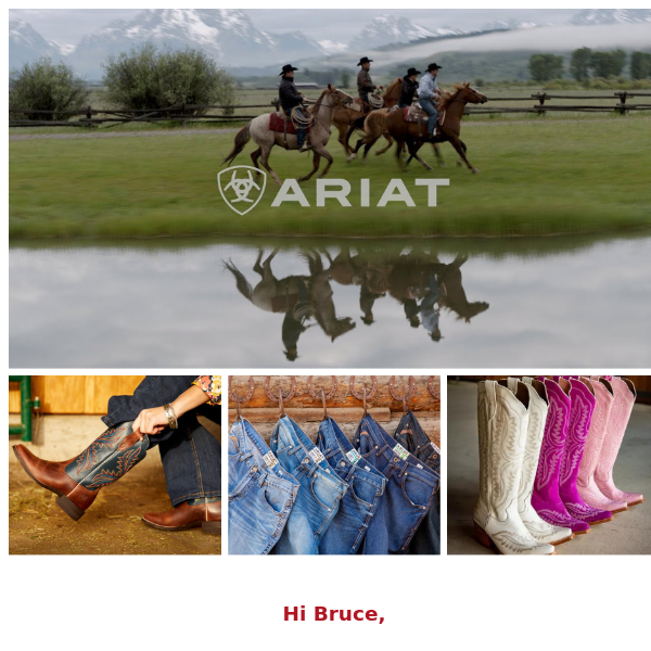 Don't let the Ariat boot sale slip through your fingers!
