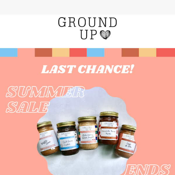 Final hours for our summer sale!!