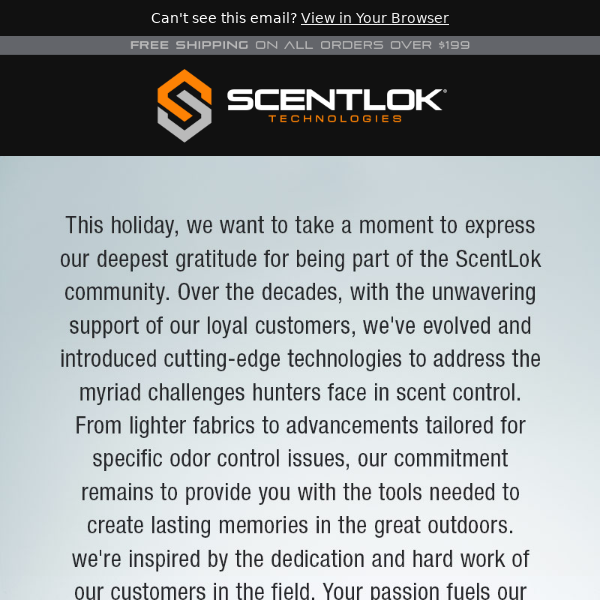Celebrate the Season with ScentLok