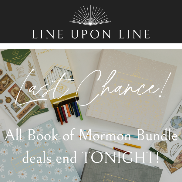 Bundle deals end TONIGHT!