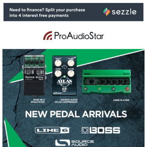 🔥🎸 Just Landed! New pedal arrivals at ProAudioStar! 🎸🔥