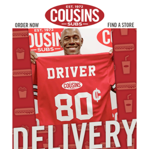 BIG Game & $0.80 Delivery!