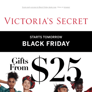 Tomorrow: Gifts from $25 + FREE Tote