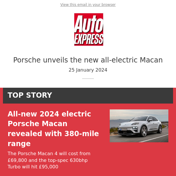 The new Porsche Macan has arrived!