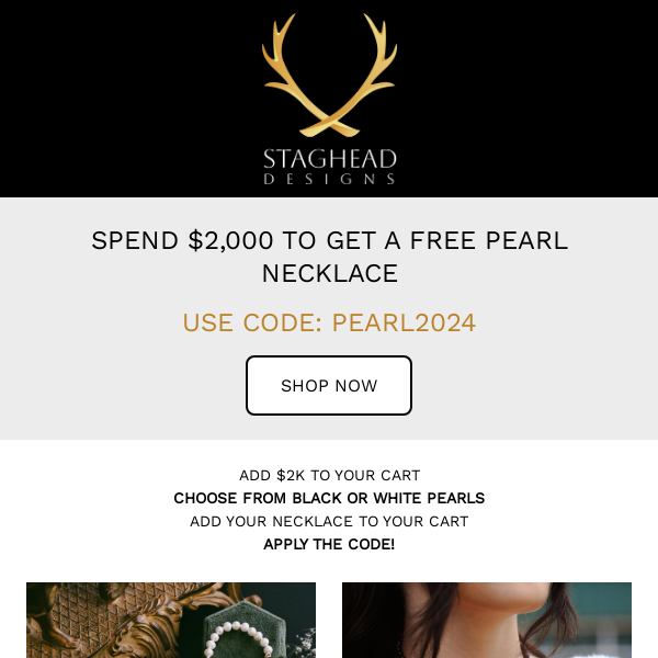 Free Pearls With Purchase