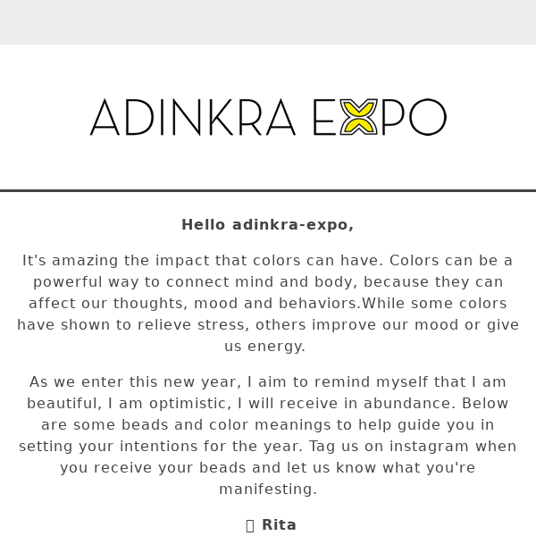 Connect Mind & Body with Adinkra Expo's Colorful Beads 🌈