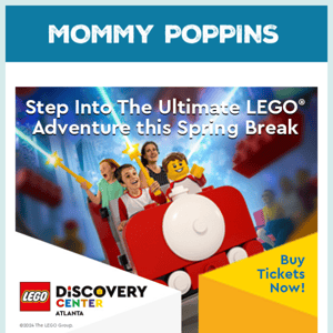 Build Spring Break Memories At The Ultimate Indoor LEGO® Playground!