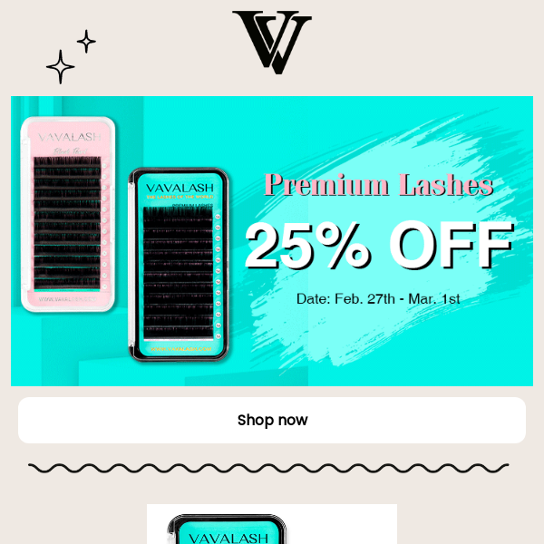 🔥25% OFF Premium lashes Limited Time Sale🔥