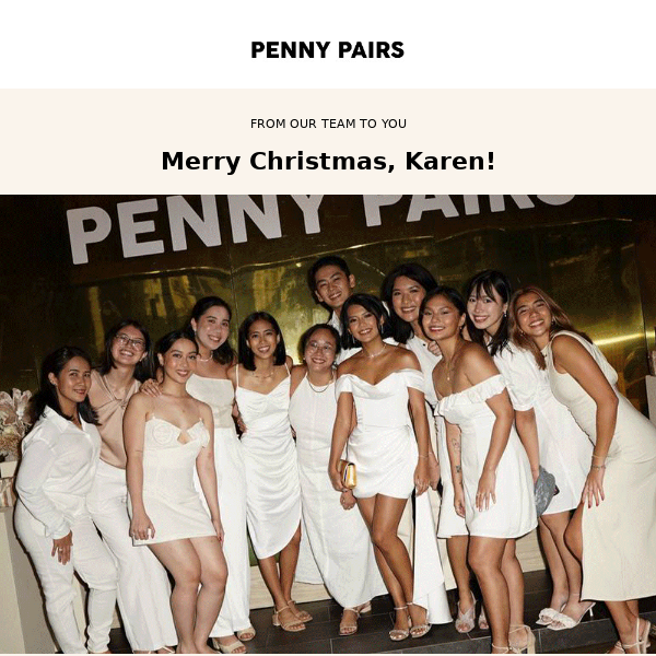 Here's a little gift, Penny Pairs 🎄