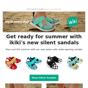 Four new ikiki sandals!