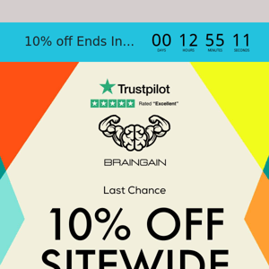 Last Chance: 10% OFF SITEWIDE!