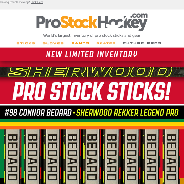 #98 C. Bedard 🔥 Rekker Legend Pro Sticks