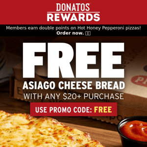 FREE Asiago Cheese Bread! 🤩🧀