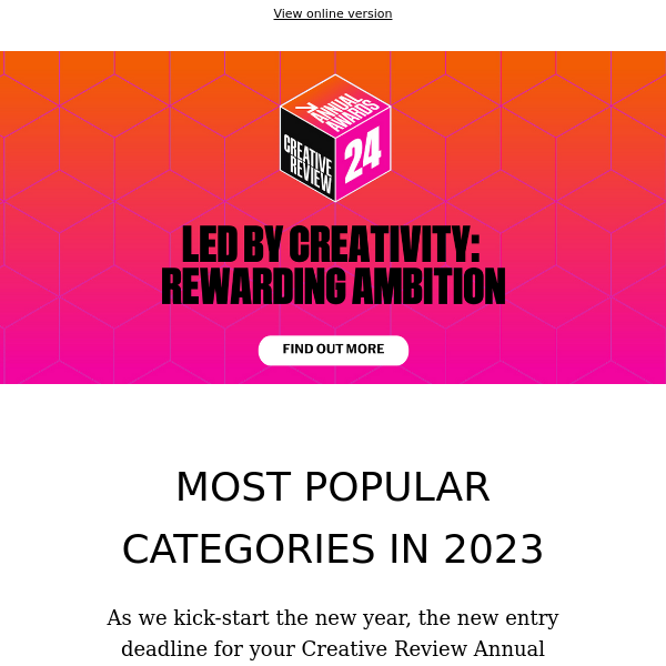 Discover the most popular categories from last year