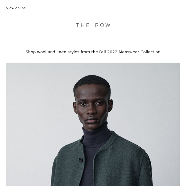 The Row, Shop Men's Collection
