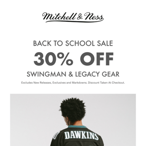 Back to School Sale | 30% Off Swingman Jerseys + Shorts!