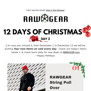 Celebrate the 12 Days of Christmas with us...