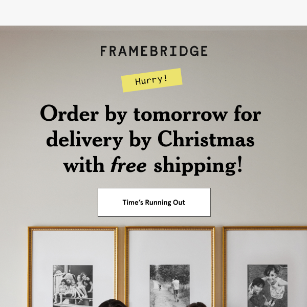 Order thoughtful, personal gifts by tomorrow