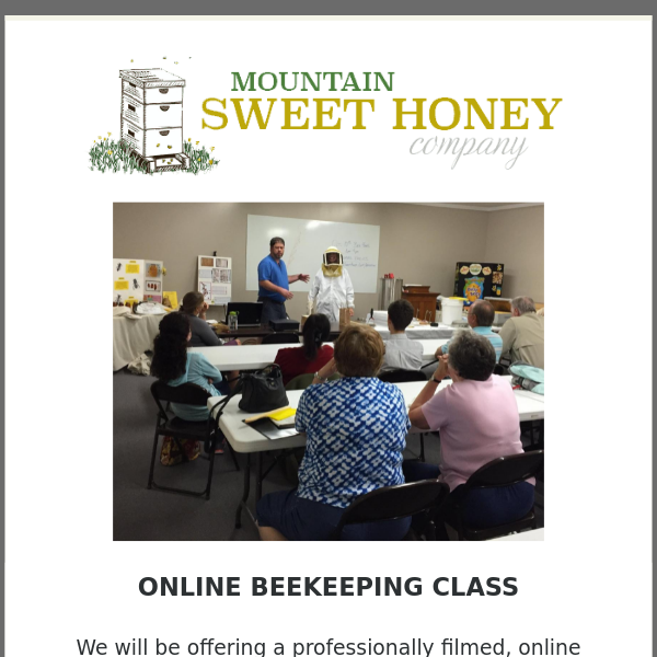 Seasonal Price Increase on Bee Packages - Online Beekeeping Class