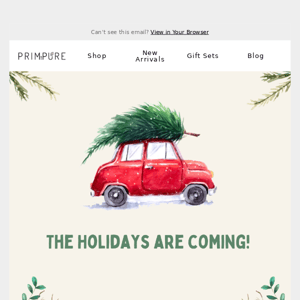 The Holidays are Coming..... New Product Drop & Shipping Update!