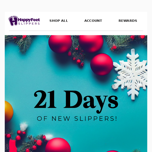 🎄 21 Days of New Slippers! 🎄
