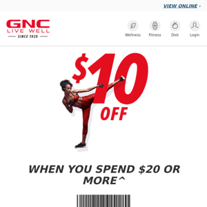 Your 🎟️ to $10 off