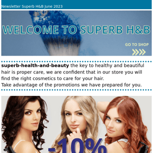 😯HAIR CARE -NOW WITH 10% DISCOUNTS ON SELECTED COSMETICS