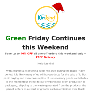 The GREEN Friday Weekend Deal You Don't Want To Miss 🎄