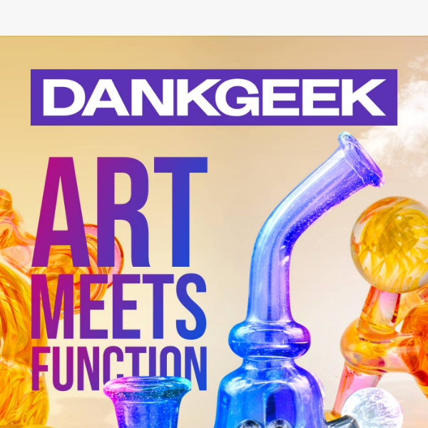 Get Heady 🧠 20% Off the Artistry of Clayball Glass at DankGeek 🎨💨