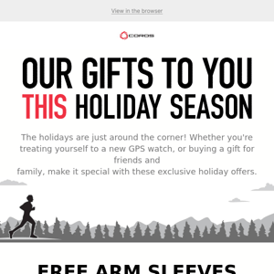 Free Arm Sleeves with Watch Purchase