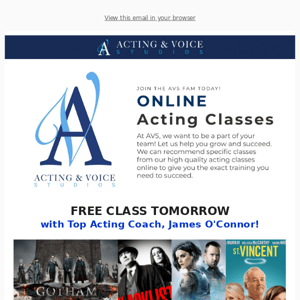 FREE CLASS TOMORROW!!