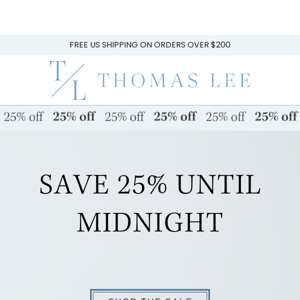 24 Hours Left to Save 25%