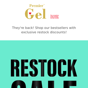 They're back! Shop our bestsellers with exclusive restock discounts!