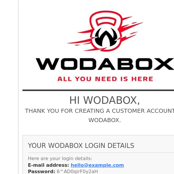 [Wodabox] Welcome!