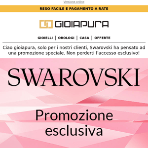 Promo di Swarovski 💎 Sconti fino al -20%!