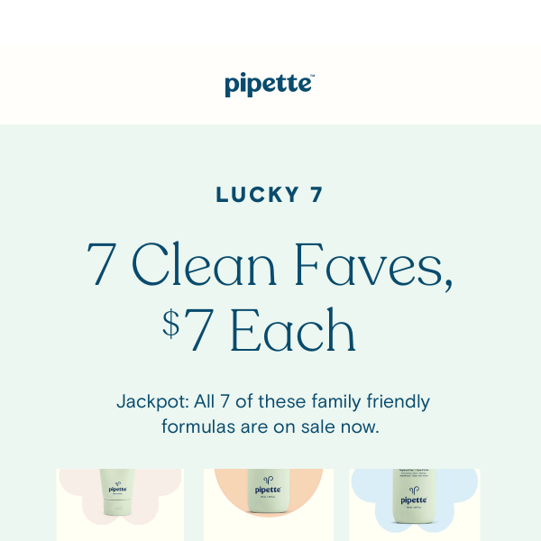 Clean skin faves, only $7