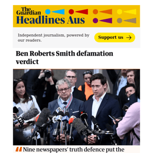 The Guardian Headlines: Australia news live: Sally McManus tells minimum wage rise critics ‘your workers are also your customers’