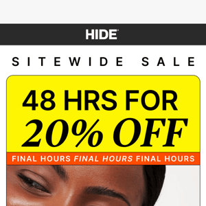 🚨 20% off sitewide ends tonight 🚨