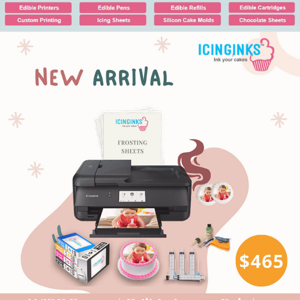 NEW! Wide Format Edible Printer Bundle System