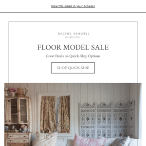 Floor Model Furniture Sale!