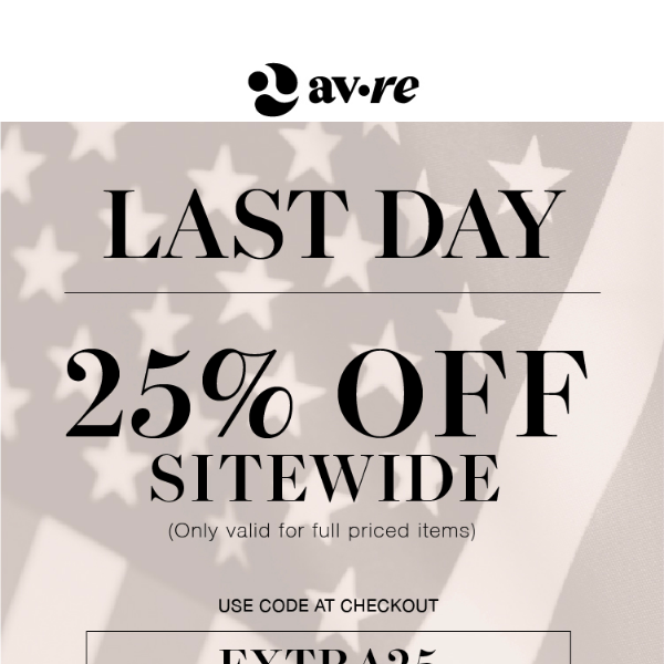 LAST DAY TO SAVE - 25% OFF 🌟