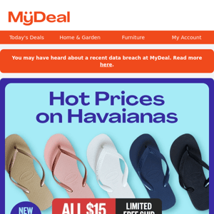 ☀️ Summer's Coming! Hot Price on Havaianas