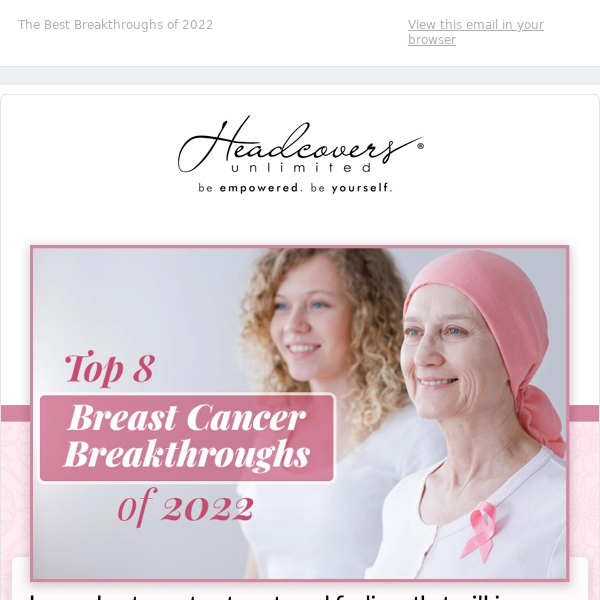 The Best Breast Cancer Breakthroughs of 2022 🎀