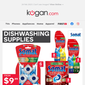 🫧 Bulk Dishwashing from $9.99 - Somat Liquid & Tablet Packs!