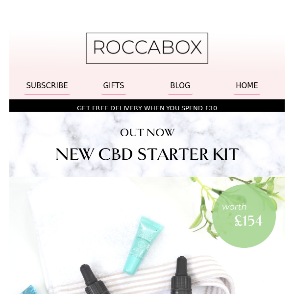 OUT NOW! 🌿 The CBD Starter Kit Limited Edition Beauty Bundle, Worth Over £154!