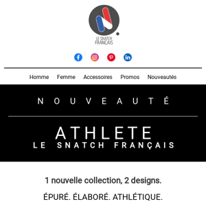 🔥 NOUVELLE COLLECTION: ATHLETE 🏅