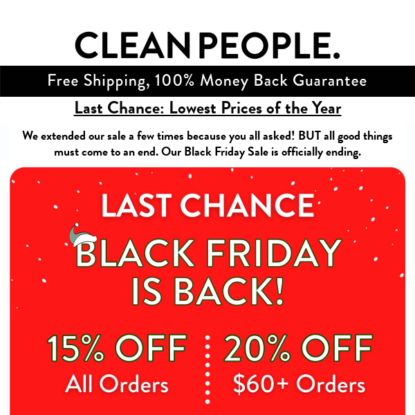 🚨[LAST CHANCE] Black Friday is BACK + Gift Guide!🚨