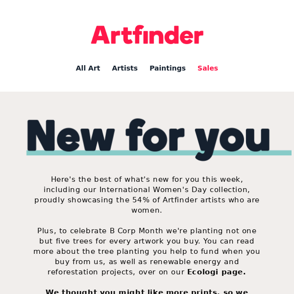 Prints for Artfinder 😊